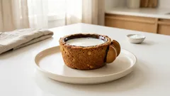 Μπισκοτένια ποτηράκια με σοκολάτα: ένα παιχνιδιάρικο κέρασμα για γάλα