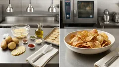 Τραγανά τσιπς πατάτας στον φούρνο: το κόλπο με το μούλιασμα που πετυχαίνει