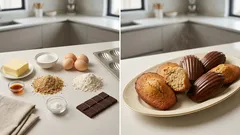 Extra large μαντλέν φουντουκιού: αφράτα, βουτυρένια και ιδανικά για καφέ