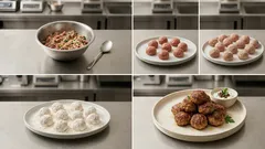 Μαμαδίστικα κεφτεδάκια τηγανητά: τραγανά απ’ έξω, ζουμερά μέσα