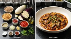 Ρεβύθια & φακές με μελιτζάνες στη γάστρα: μελωμένο λαδερό για κάθε μέρα