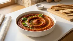 Κρεμώδες ντιπ με λιαστές ντομάτες και κάσιους – έτοιμο στο μπλέντερ σε 5’