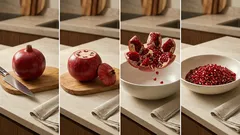 Πώς να καθαρίσεις ρόδι χωρίς λεκέδες: ο εύκολος τρόπος πάνω από μπολ (βήμα-βήμα)