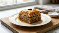 Μπακλαβάς ταψιού βήμα-βήμα: το κόλπο με κρύο σιρόπι και ζεστό γλυκό