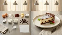 Σοκολατένια πίτα με μασκαρπόνε & ρικότα – τραγανή βάση, κρεμώδης γέμιση